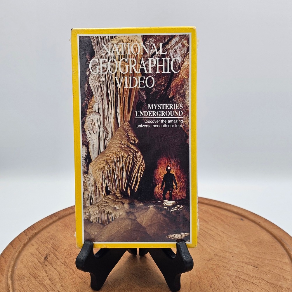 National Geographic Mysteries Underground VHS 1992 Brand New Factory Sealed‎